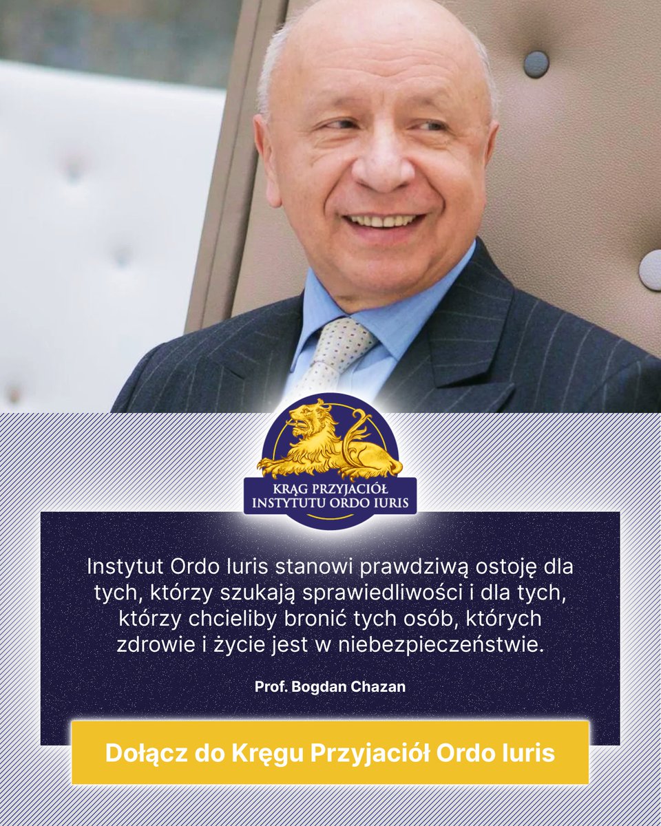 Wspieraj działania Instytutu Ordo Iuris: przyjaciele.ordoiuris.pl

✅ Świadomie rezygnujemy z grantów i dotacji publicznych, których pozyskanie mogłoby ograniczać naszą niezależność
🛑 Jedynie dzięki Darczyńcom możemy kontrolować poczynania władzy bez obawy o dalsze funkcjonowanie