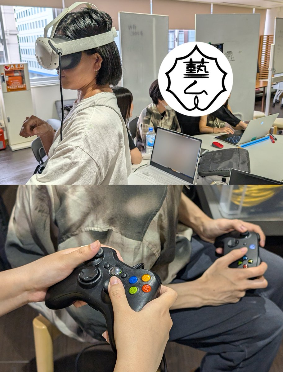 geidaigames's tweet image. 7月のプレイテスト会を行いました。年度末の成果展に向けて制作が続きます🎮🎐