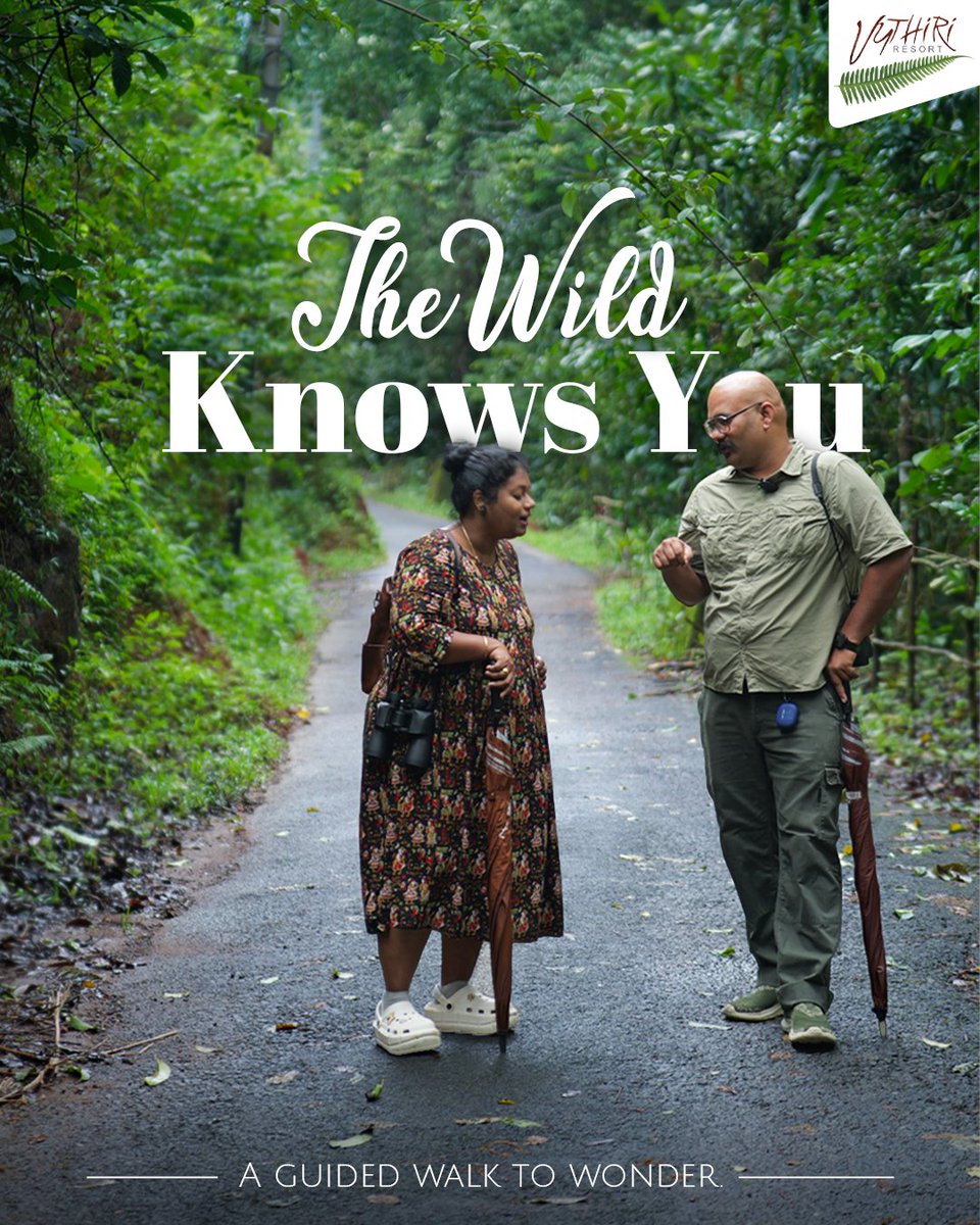 resortvythiri's tweet photo. At Vythiri Resort, our guided nature walks reconnect you with the wilderness — one quiet step at a time.
Let’s walk, wonder, and rediscover the magic around us.

#EcoTourism #poolvilla #VythiriExperience #WayanadResort #staycation #resort #vythiri
#wayanad #kerala https://t.co/XV7V1nRZME