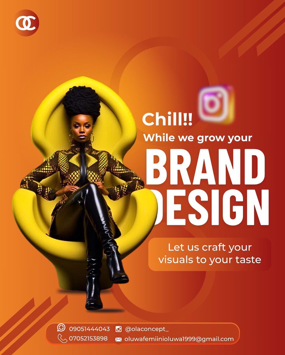 Oluwafemi00005's tweet image. Chill. We’ve got your visuals.
You grow the business , we’ll grow the brand.

📩 DM to start.
#BrandDesign #CreativeSupport #DesignThatConverts