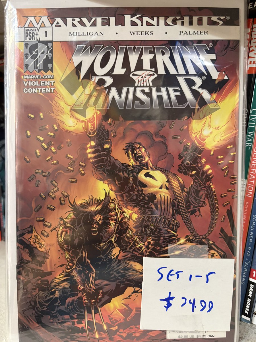 TheComicHunter's tweet image. Got some neat Wolvie sets in stock!