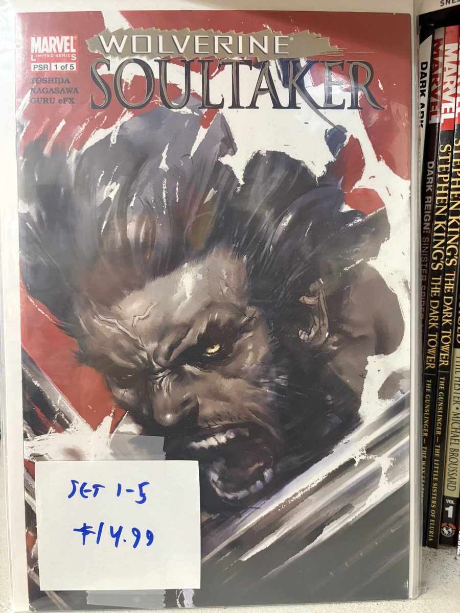 TheComicHunter's tweet image. Got some neat Wolvie sets in stock!