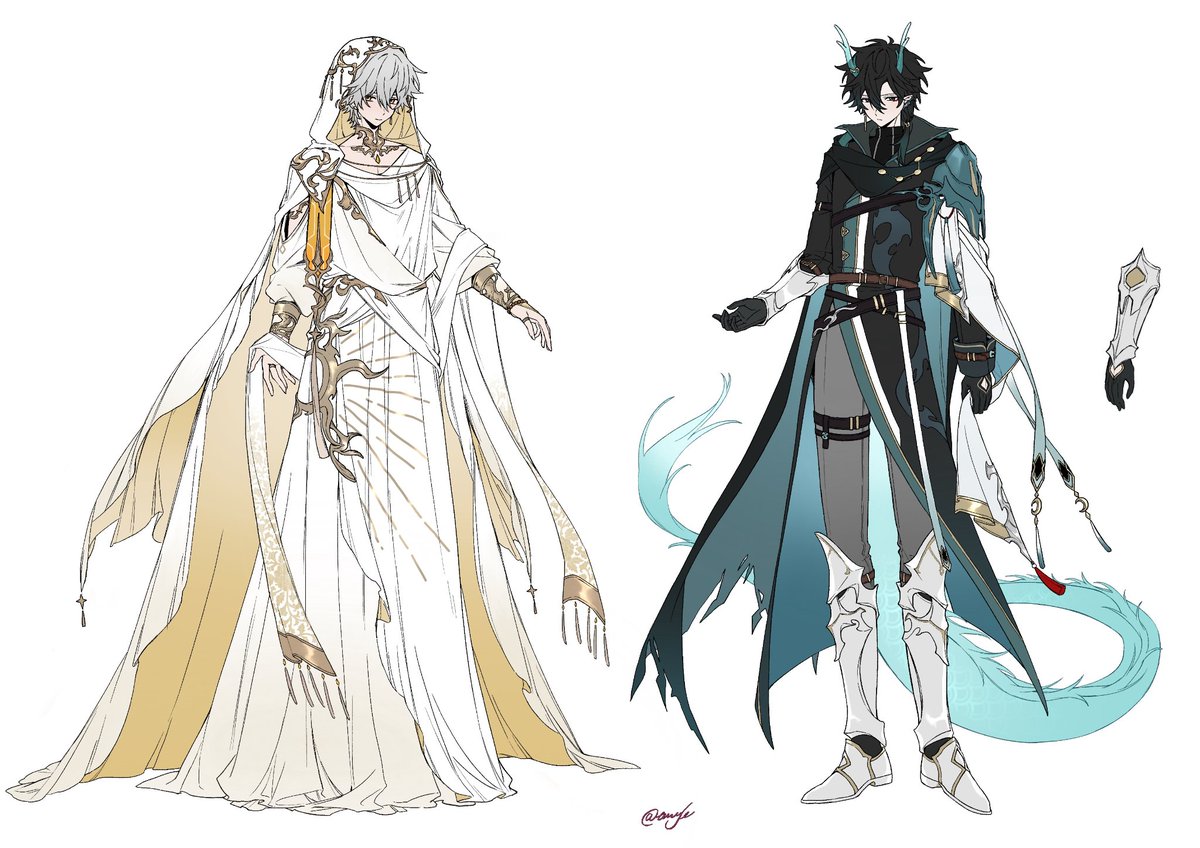 #丹穹 #dancae  龙骑士丹恒x祭司穹