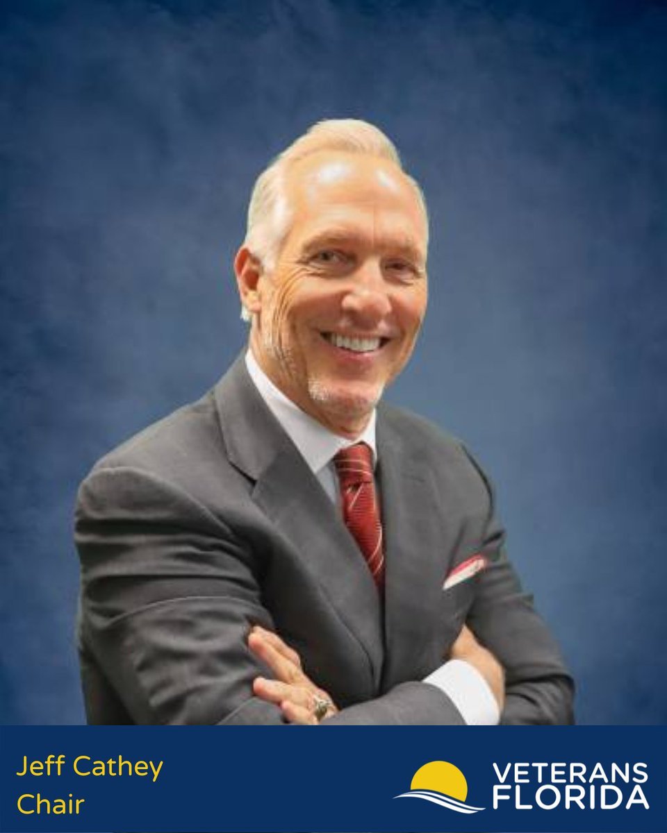VetsFL's tweet image. At the June 6, 2025 Veterans Florida Board Meeting, the Board of Directors elected new Officers for the 2025-26 Fiscal Year. Congratulations to the newly appointed Officers!
Jeff Cathey, Chair
Garrett Richter, Vice Chair
Jerry Neff, Treasurer
Jon Fay, Secretary