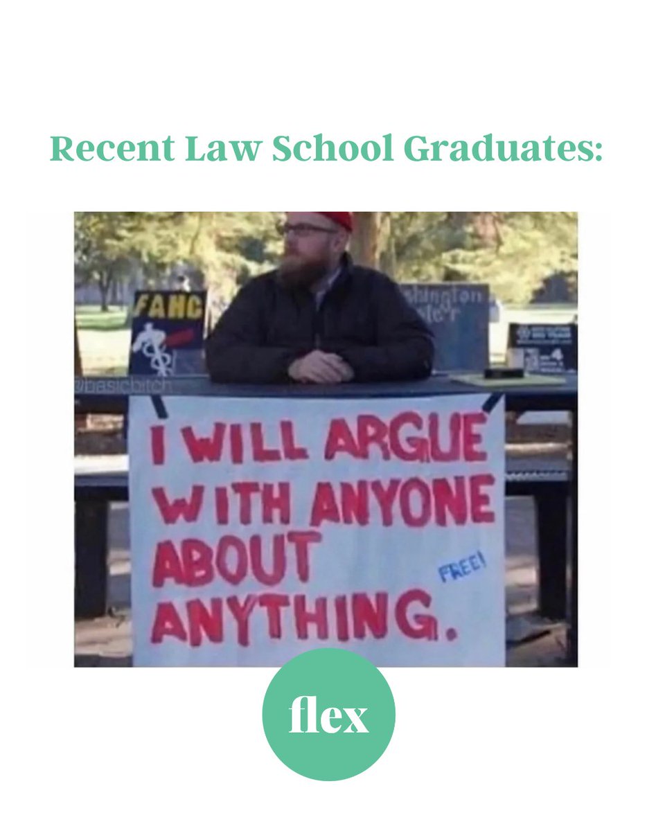 FlexLegalNet's tweet image. Was this you? Be honest! 
Enjoy the weekend everyone. Try not to argue for free. 
___________________________

We are FlexLegal, A Canadian network of experienced Freelance Lawyers who assist firms with high-level project assistance or ongoing support.
#lawyerlife