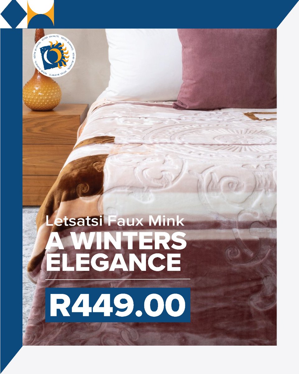 Sesliblankets's tweet photo. Winter Ready with CasaBlankets – Now R499
Upgrade your winter essentials with our CasaBlanket Faux Mink Blanket, soft, durable, and made from 100% polyester for everyday warmth and comfort. Available in queen size and perfect for cold-season coziness. https://t.co/4DNKCFgFxc