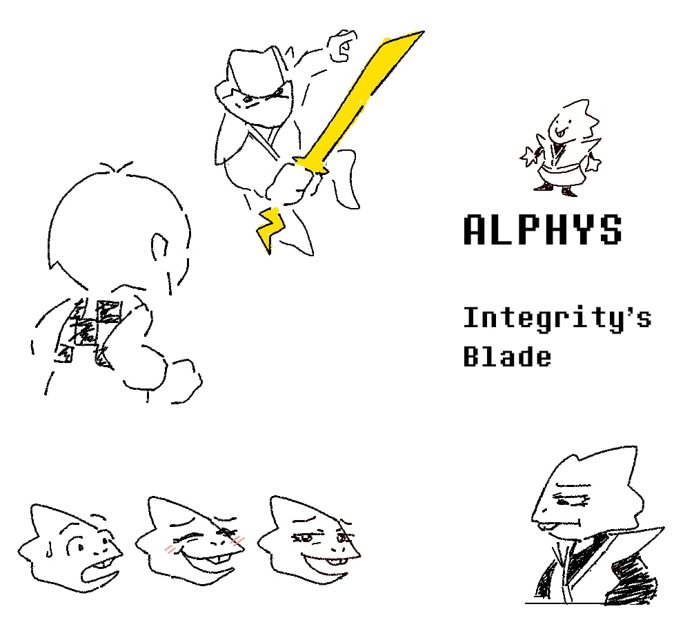 angelSeraphim0's tweet image. got lazy and tired , here is another ninja alphie
#underswap