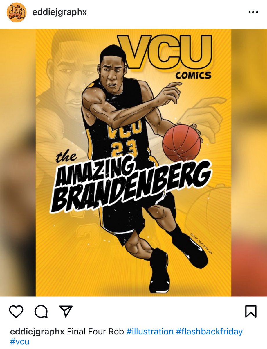 Final Four Rob #illustration #flashbackfriday #LetsGoVCU