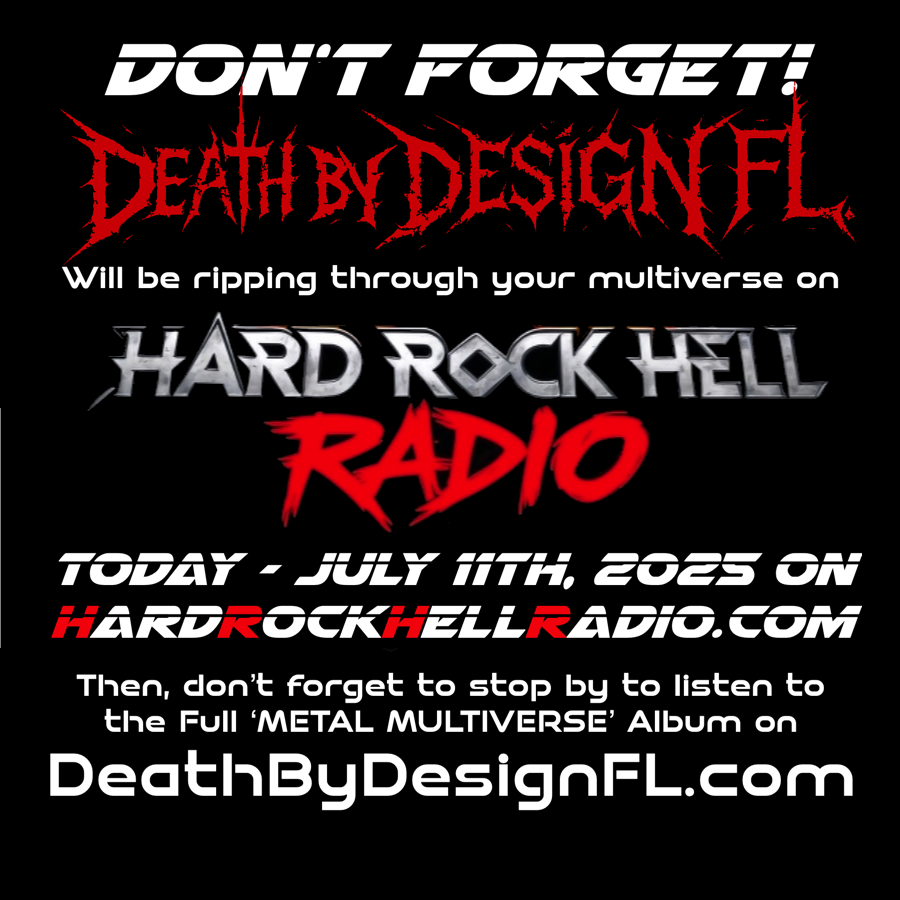 Death by Design FL (@deathbydesignfl) on Twitter photo <a href="/DeathByDesignFL/">Death by Design FL</a> rips through the Digital Multiverse on @hardrockhellradio Today! Listen to all the great tracks, especially at 37:45 😉🤘🏼 hardrockhellradio.com/2025/07/11/sat… <a href="/DeathByDesignFL/">Death by Design FL</a> rips through the Digital Multiverse on @hardrockhellradio Today! Listen to all the great tracks, especially at 37:45 😉🤘🏼 hardrockhellradio.com/2025/07/11/sat…