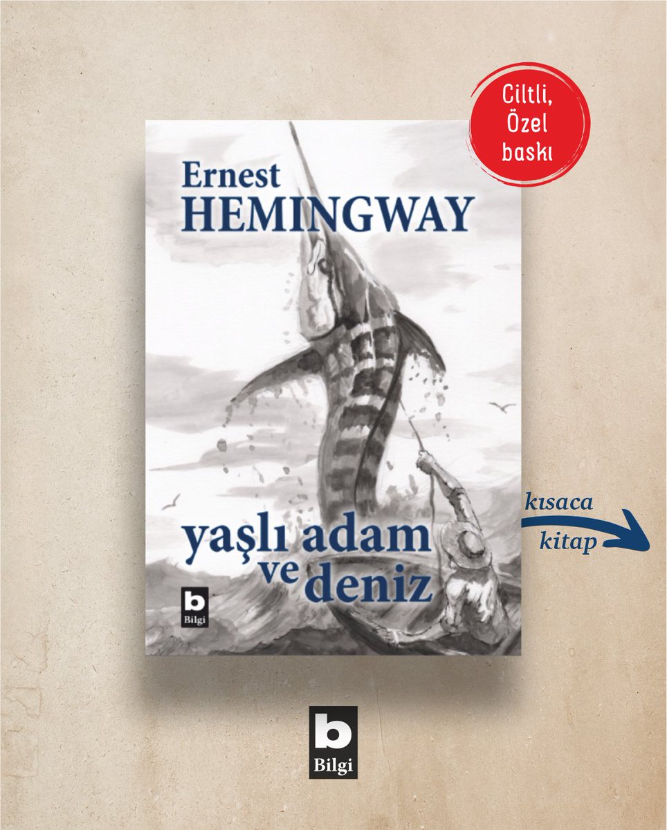 BilgiYayinevi's tweet image. #TemmuzdaHemingway
“İnsan yenilmek için yaratılmadı” dedi dokunaklı bir sesle; “Âdemoğlu mahvolur ama yenilmez.”
Hemingway'e Pulitzer ve Nobel Edebiyat Ödülü kazandıran bu kusursuz başyapıt, okura hem derin bir içsel yolculuk hem de doğayla verilen çetin bir mücadeleyi sunuyor.…
