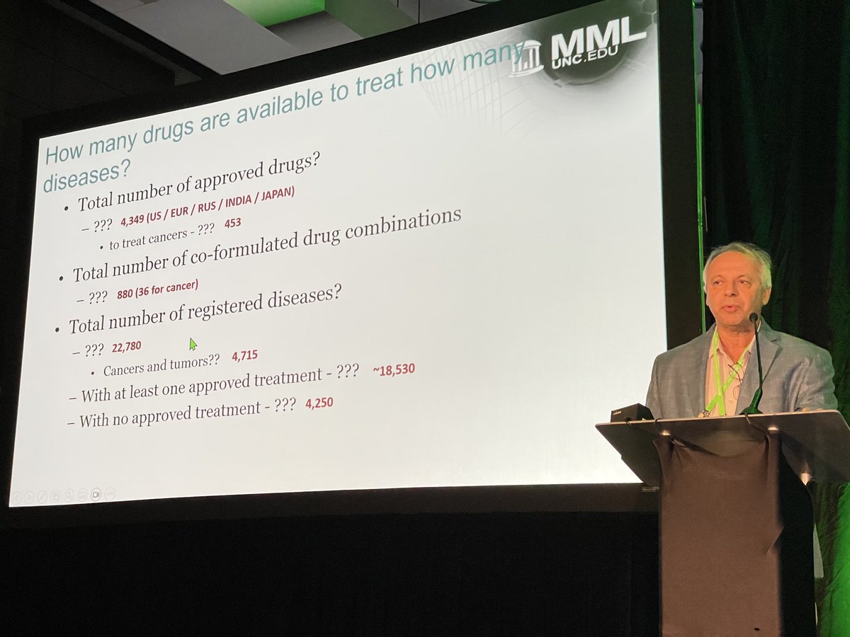 val_boeva's tweet image. Alexander Tropsha talking about challenges of drug discovery in cancer research at #AACRai25 - so much to do to fill the gap!