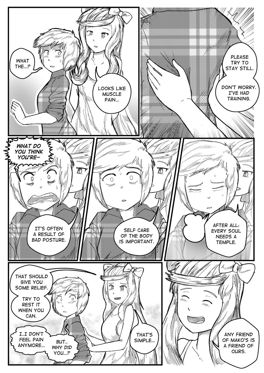 bluekapo_art's tweet image. Femiko and Satsurika save the day!
Well... Satsu does at least...
Hara Hara has been updated on Webtoon (link pinned on my account)
#DDLC #DDLCfanart #ddlcnatsuki
