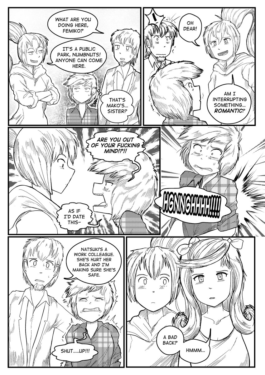 bluekapo_art's tweet image. Femiko and Satsurika save the day!
Well... Satsu does at least...
Hara Hara has been updated on Webtoon (link pinned on my account)
#DDLC #DDLCfanart #ddlcnatsuki