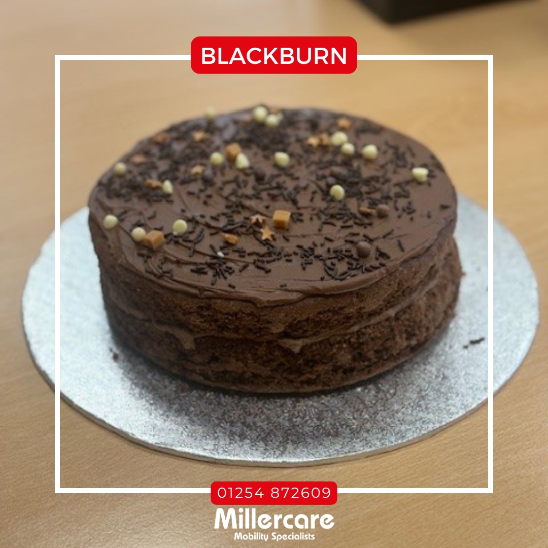 🎂 When service is so good, the customer bakes you a cake!

After dealing with mobility companies across the country, they found what they needed at our Blackburn showroom — and loved the service, support &amp; product knowledge.

#Millercare #Blackburn #HappyCustomer #Mobility