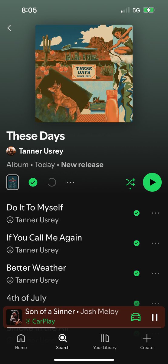 It’s been out for about 9 hours. Been listened to multiple times. If you haven’t yet, check out the new <a href="/TUsreymusic/">TannerUsrey</a> album. It’s damn good. In my top 5 this year for sure.
