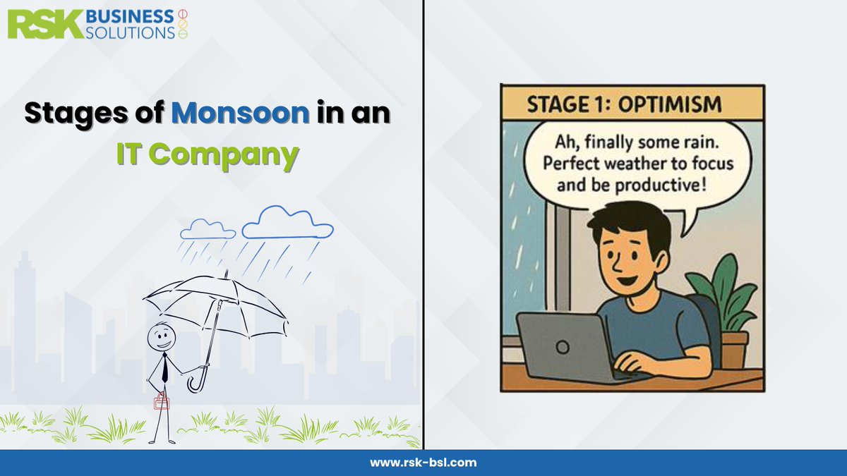 rsk_bsl's tweet image. Monsoon Diaries of a Developer

Rain outside, bugs inside.

One hand on the keyboard, the other juggling 12 teams pings and a dying deployment.

Because nothing tests a developer like deploying in a thunderstorm.

#MonsoonMood #ITLife #WorkFromRain