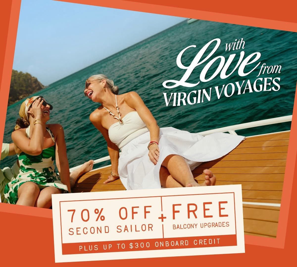 FATT__CO's tweet image. 🔥 Top 7 reasons you’ll be obsessed with 7-night sailings on Virgin Voyages:

• Kid-free, adults-only vibe 🛑👶

• Intimate, boutique-style Lady Ships

• Voted #1 cruise line in the world 🏆 

• Hands-down the best food at sea 🍣🍝

• 150+ drop-dead gorgeous destinations 🌍…