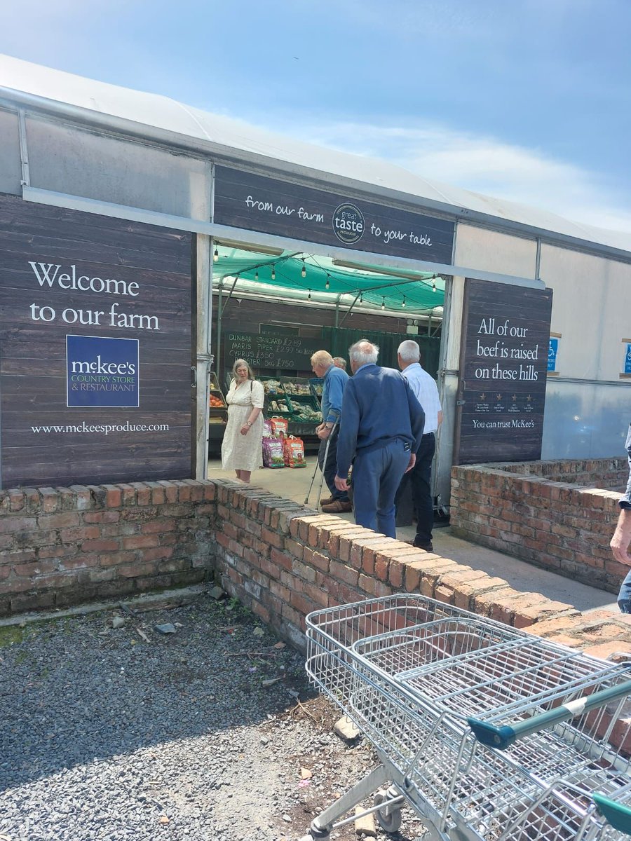 RuralSupport's tweet image. 19th of June saw the Killead Plough On group make their way to Blakiston Houston Estates overlooking Dundonald. Agreat day out for the men with lots of questions & craic to be had. After the visit the group travelled to McKee's Farm Shop for a very enjoyable lunch #IrelandFunds