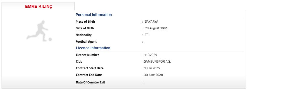 Emre Kılınç'ın sözleşmesi uzatıldı. 
Emre de 2028'e kadar bizimle!