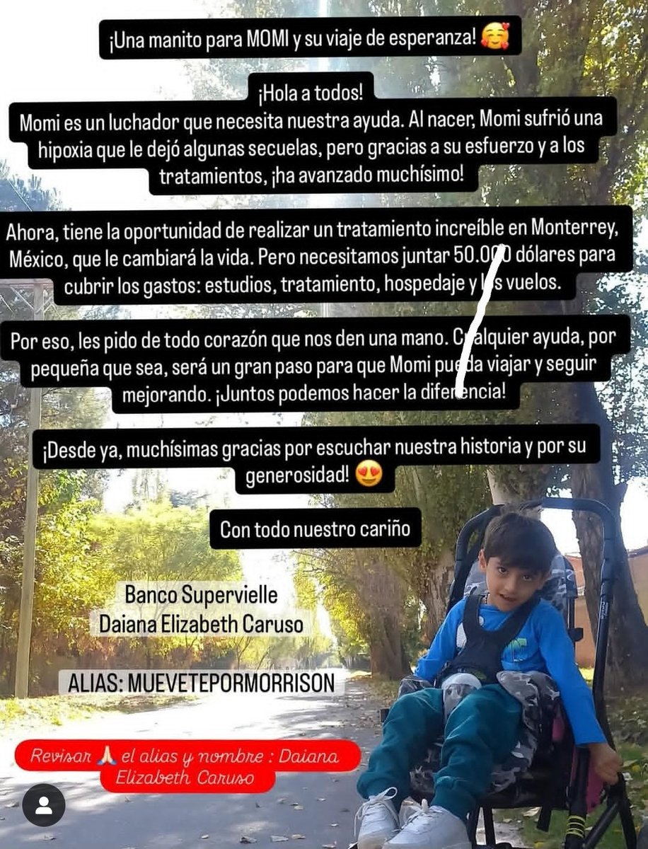 TatuuBG's tweet photo. Ayudemos a Morrison hermosa comunidad de #luzutv 🙏🙏
#MuevetePorMorrison @nadiedicenada_ #NadiediceNada https://t.co/P98uwNpsz7