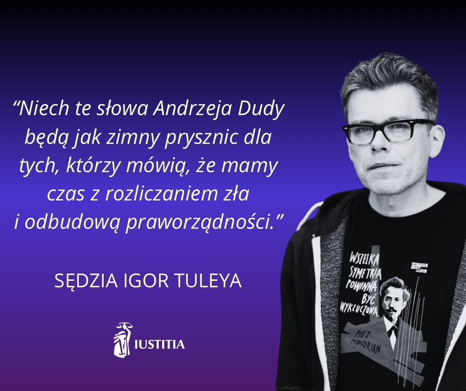 IUSTITIA Stowarzyszenie Sędziów Polskich (@judgesssp) on Twitter photo 📣 Sędzia Tuleya do ministra Bodnara <a href="/Adbodnar/">Adam Bodnar</a> : „Niech te słowa Andrzeja Dudy <a href="/AndrzejDuda/">Andrzej Duda</a> będą jak zimny prysznic dla tych, którzy mówią, że mamy czas z rozliczaniem zła i odbudową praworządności.
Jak dziś Adam Bodnar z perspektywy swojego ministerialnego gabinetu wyobraża 📣 Sędzia Tuleya do ministra Bodnara <a href="/Adbodnar/">Adam Bodnar</a> : „Niech te słowa Andrzeja Dudy <a href="/AndrzejDuda/">Andrzej Duda</a> będą jak zimny prysznic dla tych, którzy mówią, że mamy czas z rozliczaniem zła i odbudową praworządności.
Jak dziś Adam Bodnar z perspektywy swojego ministerialnego gabinetu wyobraża