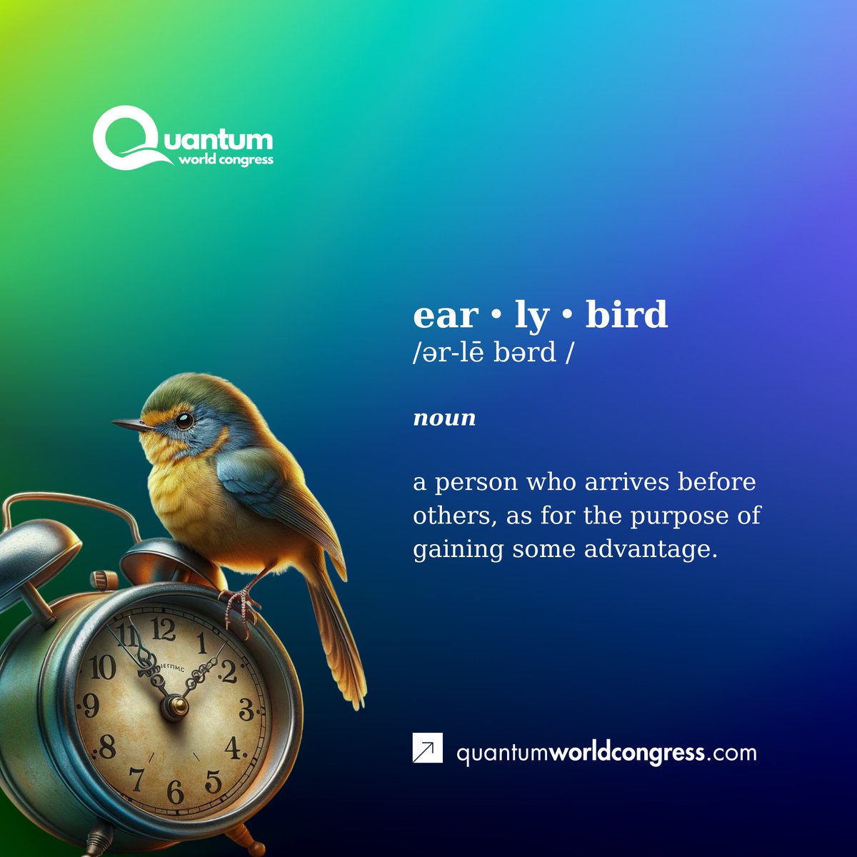QWCevent's tweet image. ⏳ Early bird registration for Quantum World Congress 2025 ends July 21! 

Join us Sept 16–18 at Capital One Hall for the future of quantum.

🎟 Secure your spot now → quantumworldcongress.com

#QWC2025 #QuantumWorldCongress