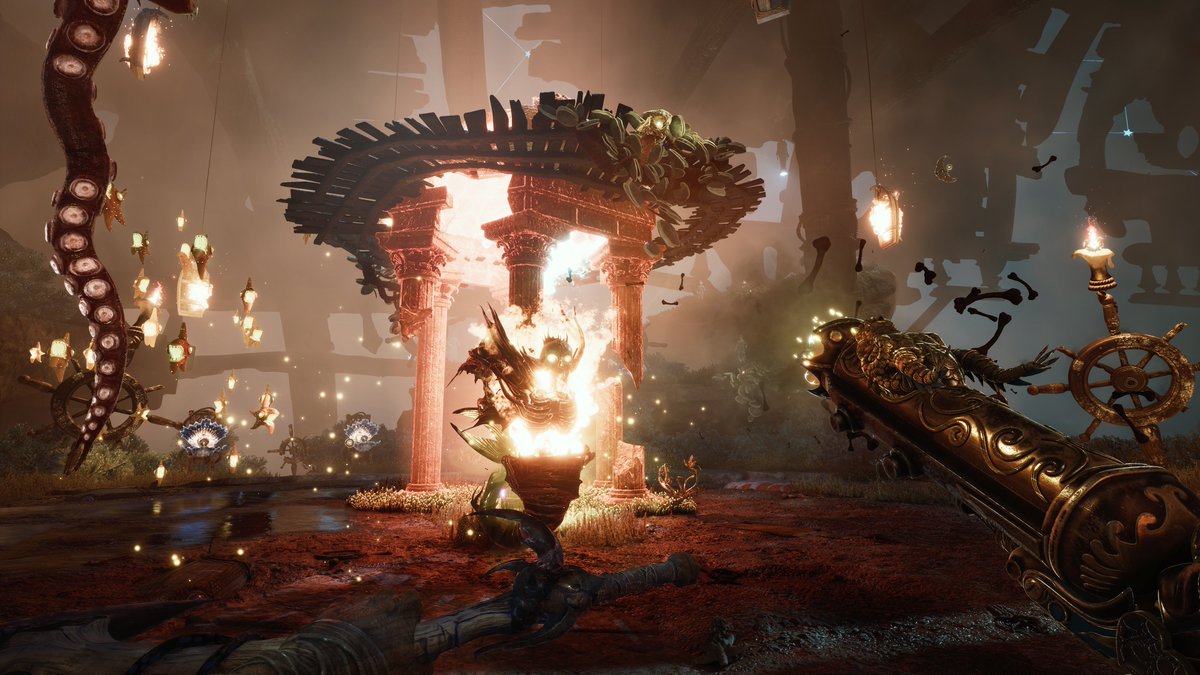 🏴‍☠️ #DAVYxJONES - A fresh take on the legend!
🤝 Play as Davy Jones, split in two: control his body, ally with his skull!💀

🔥 Explore The Locker – a shattered pirate underworld

😈 Grow into power &amp; BECOME THE DEVIL HIMSELF!

#ScreenshotSaturday #gaming #ActionAdventure