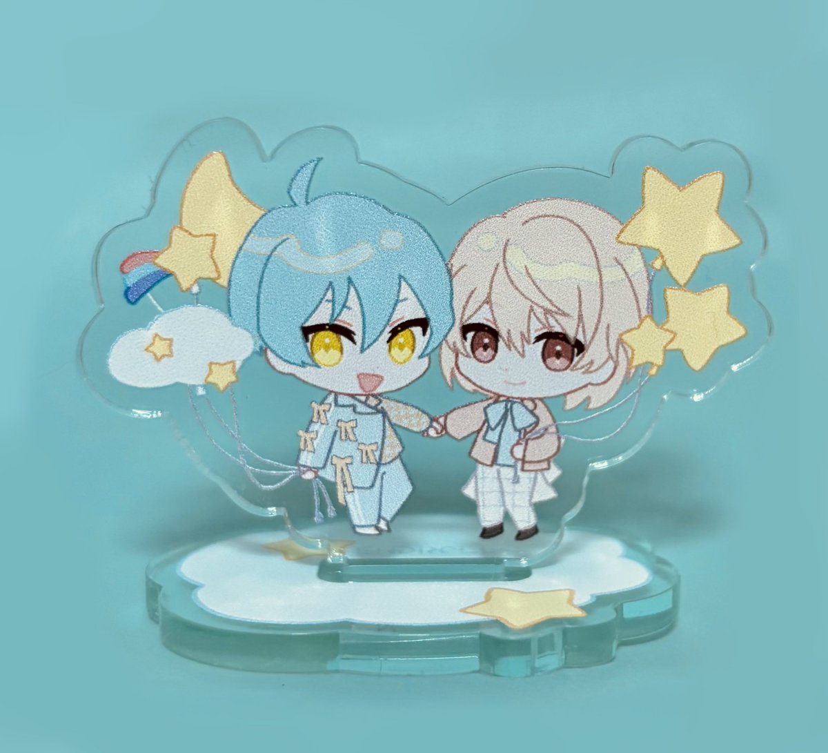 endro_ll's tweet photo. ┊✧✧✧ はるみなミニアクスタ🌙✧✧✧┊

　　　　約5cm×3cm　500yen

 #愛はルミナス にて頒布予定です https://t.co/I19D2pBXRV