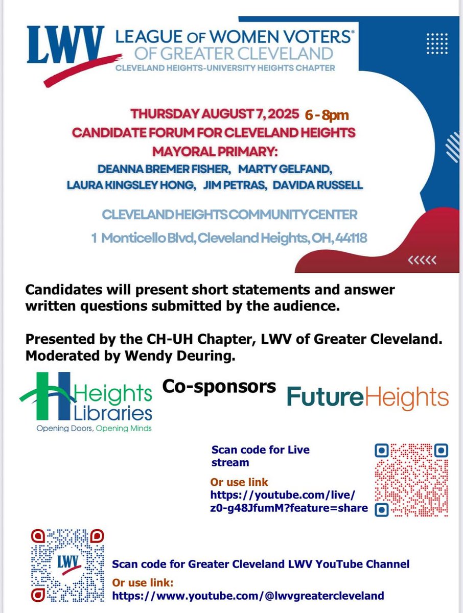 LWVGreaterCleveland (@lwvgrcleveland) on Twitter photo 