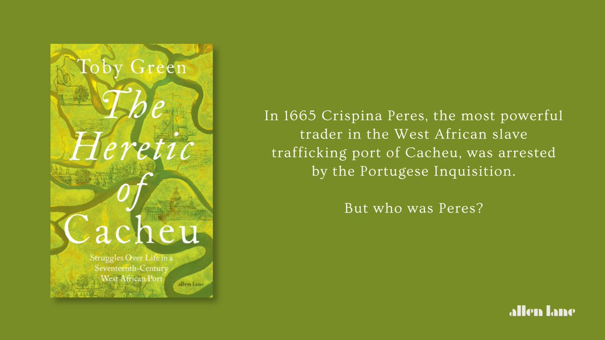 BritishAcademy_'s tweet image. Congratulations to former British Academy Book Prize winner @toby00green FBA on the release of The Heretic of Cacheu.
A powerful history of the global slave trade, told through the life of one woman: Crispina Peres.
Out now from @PenguinUKBooks 👉 buff.ly/e7yfl7p