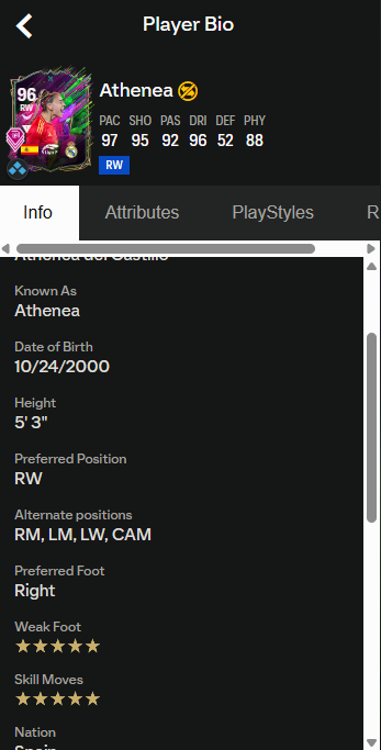 MT_LXST's tweet photo. @EAHelp Evolved Athenia to get CAM. Shows CAM on Web App, but not in-game (PC). Restarted, rebuilt squad — still stuck with old positions.

Pics: in-game vs Web App.
#FC25 #FUT #UltimateTeam https://t.co/kQqCU7tlfX