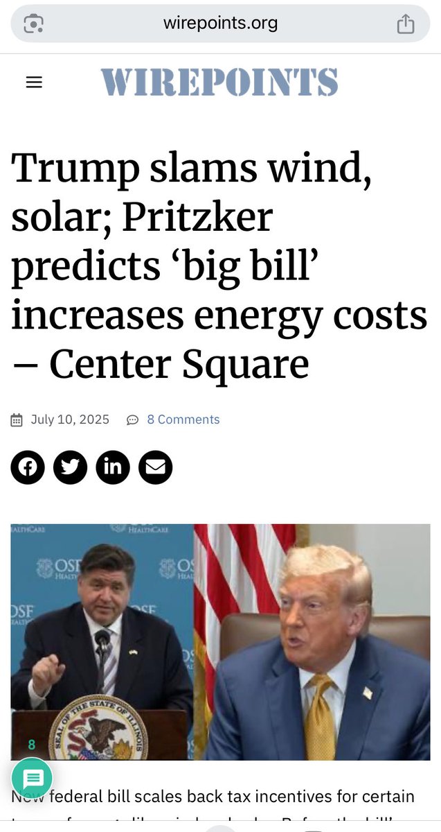 adamniemerg's tweet image. This coming from the guy who increased energy cost four fold on Illinois citizens! @GovPritzker give me a break……