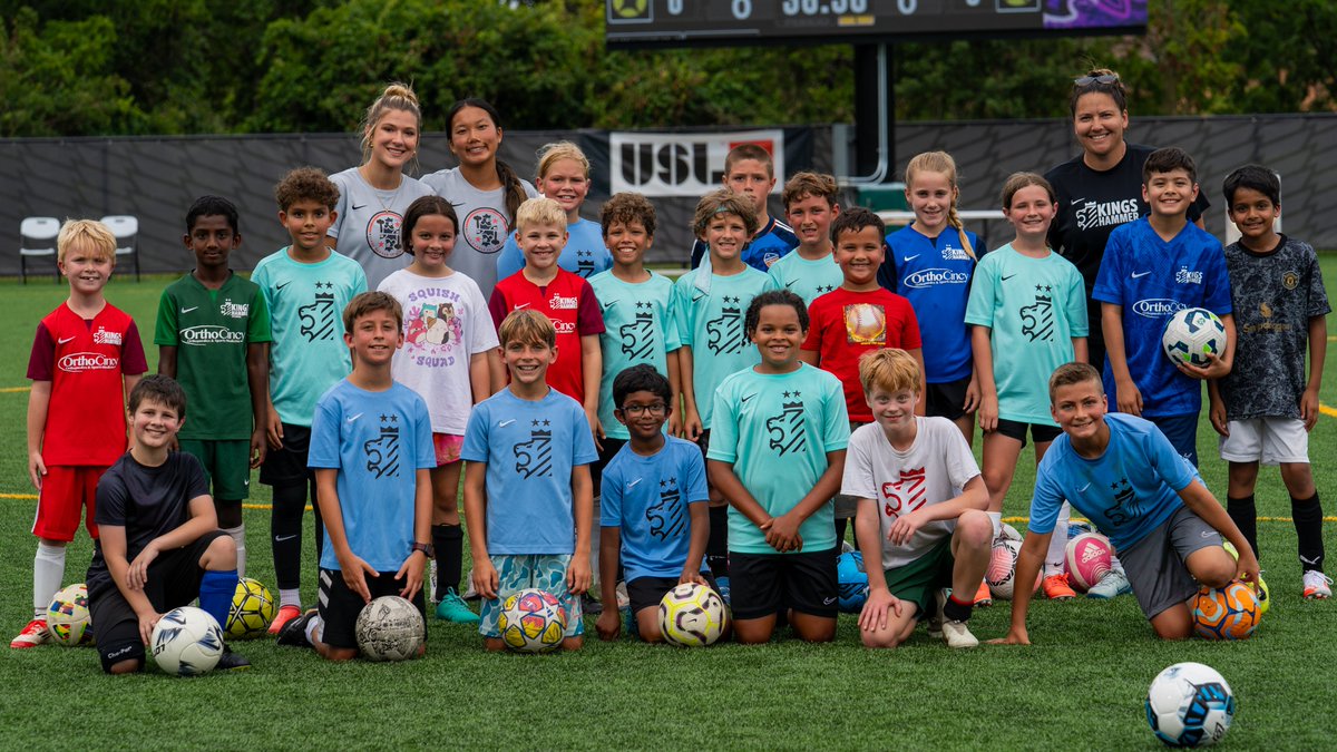 We had over 25 Kings Hammer players participate in a skills clinic leading up to our final <a href="/kingshammerfc/">Kings Hammer FC</a> match of the season. After an hour of skill building, our players were able to participate in the match as walkout kids and ball kids. Thanks to all who came out! ⚽️👏💫