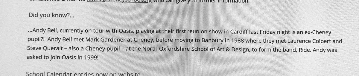 This excerpt is from my kids weekly school news letter. Bought a smile to my face <a href="/rideox4/">RIDE</a> #ride #oxford