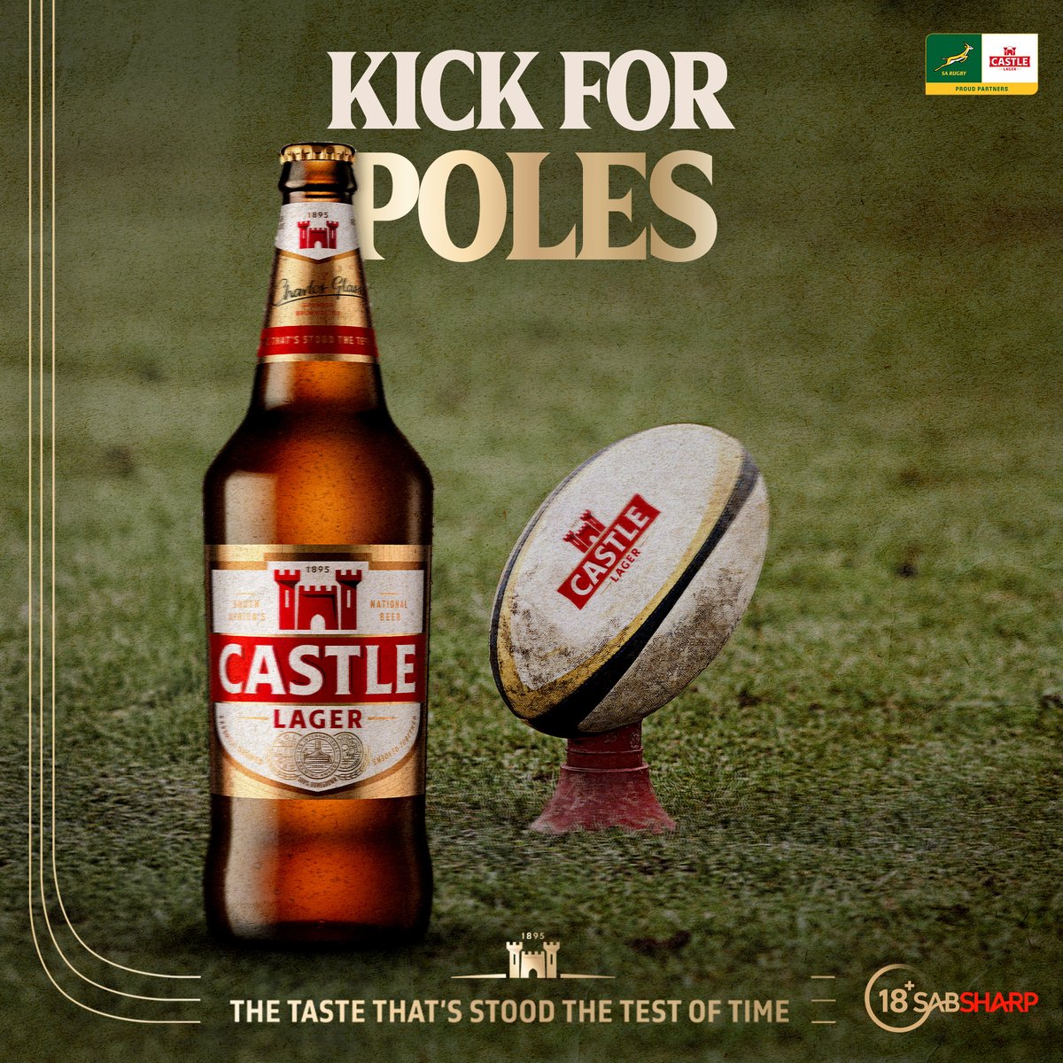 HULLE WEET NIE WAT ONS WEET NIE!

Every time the <a href="/Springboks/">Springboks</a> 🇿🇦 kick for poles during the game, we’ll give away a cold case of Mzansi’s National Beer to share namajita.

Simply RT AND COMMENT on our post using #DlalaCastle for your chance to WIN! 🔥 #CastleLager 🍻