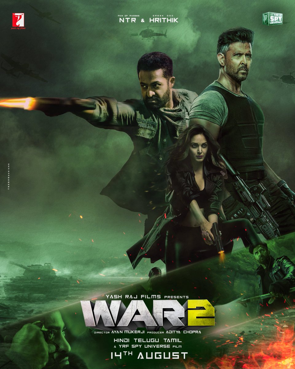 Tony Tarakian 🗡️ 🌊 (@tarun__designs) on Twitter photo Two forces💥
One battlefield🛡️
Get ready for war🔥
Design by <a href="/tarun__designs/">Tony Tarakian 🗡️ 🌊</a>
<a href="/tarak9999/">Jr NTR</a> <a href="/iHrithik/">Hrithik Roshan</a> <a href="/advani_kiara/">Kiara Advani</a> <a href="/yrf/">Yash Raj Films</a>
#War2 #YRFSpyUniverse Two forces💥
One battlefield🛡️
Get ready for war🔥
Design by <a href="/tarun__designs/">Tony Tarakian 🗡️ 🌊</a>
<a href="/tarak9999/">Jr NTR</a> <a href="/iHrithik/">Hrithik Roshan</a> <a href="/advani_kiara/">Kiara Advani</a> <a href="/yrf/">Yash Raj Films</a>
#War2 #YRFSpyUniverse