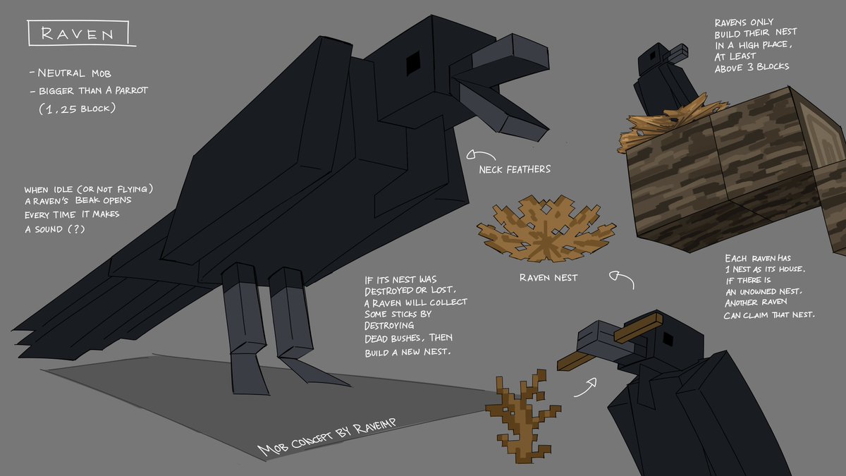raveimp's tweet image. I just want this fella in minecraft..