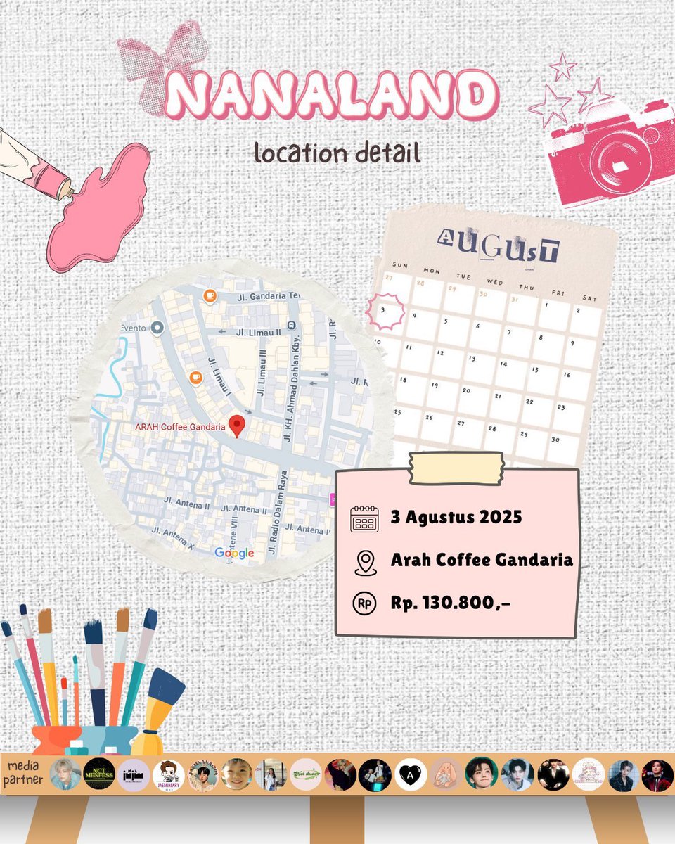 jeuniverse__'s tweet photo. ˚₊꒰🎀NANALAND : Playful Party 🎀꒱₊˚｡

Na Jaemin's birthday event by @nanaland_party

🗓️ : 03 Agustus 2025
📍 : Arah Coffee Gandaria
💰 : Rp. 130.800
🔗 RSVP : https://t.co/FXnjSnkioU

Let's painting together dan jangan sampai kelewatan momen seru bareng Nanadongies lainnya! https://t.co/JnllLX6U6p
