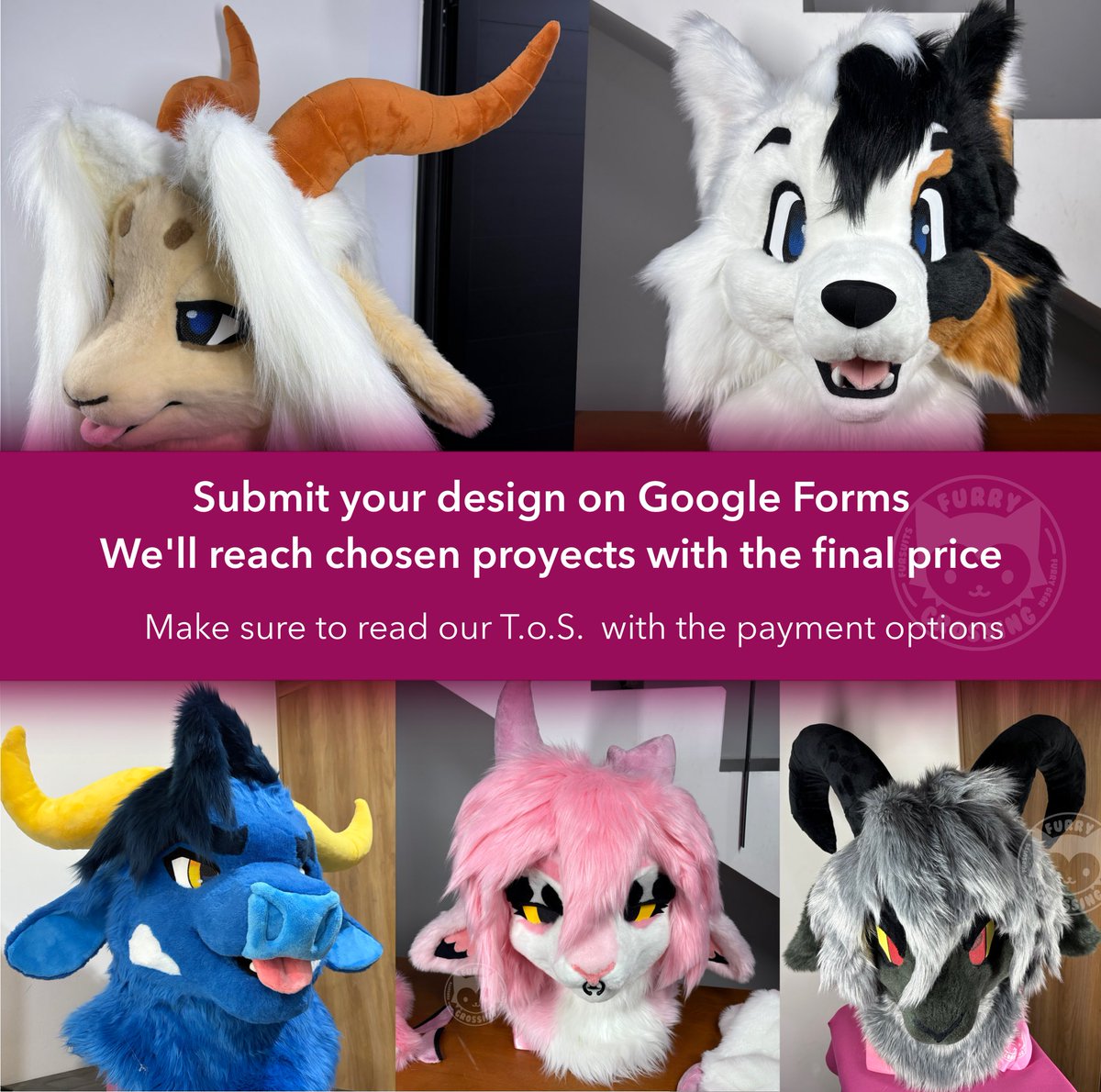 OMG IT'S TIME‼️

This will be the last time of the year we are open so don't miss this chance 💖

Get a brand new custom super lightweight furhead, link below ✅