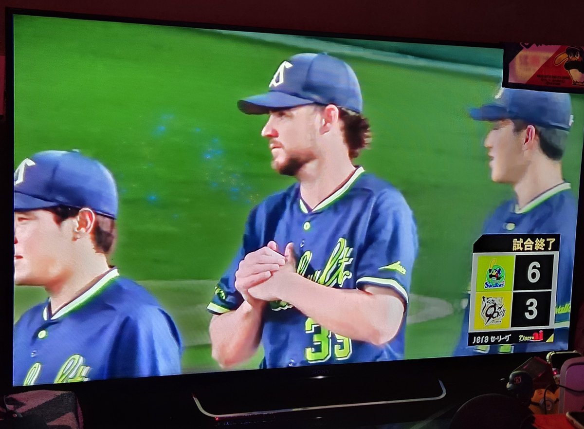 tenburasoba's tweet image. 連勝阻止(●゚◇゚●)☂6:3すわほー
壮真2年ぶりの満塁ホームラン最ᵃⁿᵈ高ヤ
中継ぎ陣もよく頑張った(๑•̀ㅂ•́)و✧
明日応燕も頑張ります(ง☂ •̀_•́)ง☂
#内山壮真 #Swallows