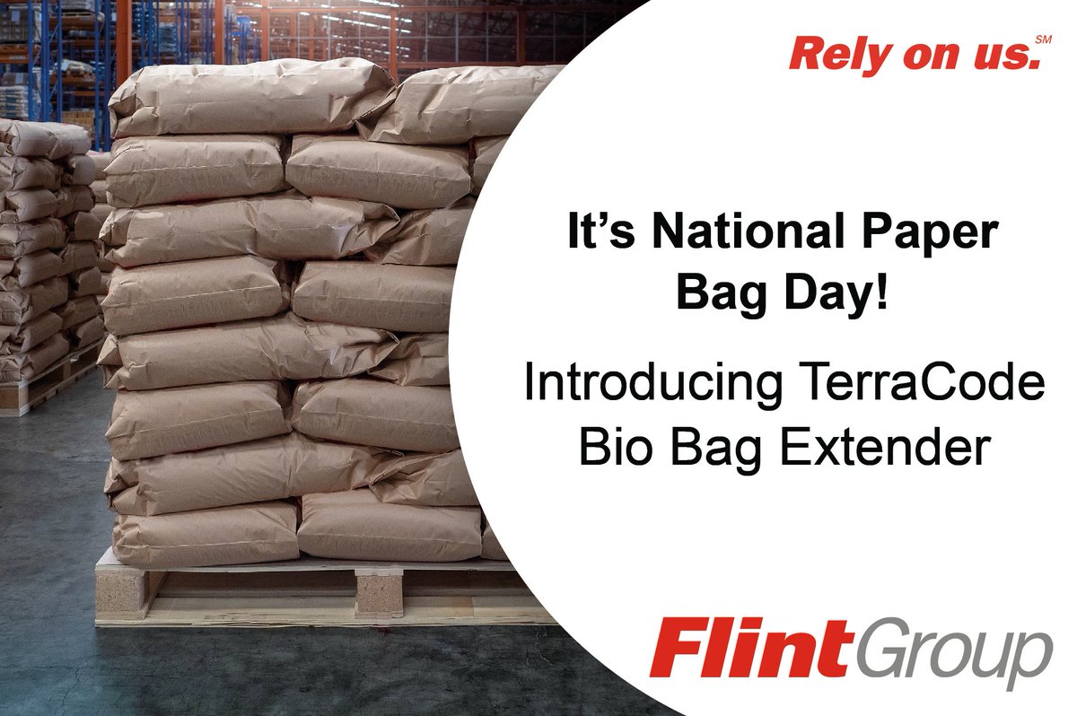 Happy National Paper Bag Day! At Flint Group, we’re excited to mark this occasion by launching TerraCode Bio Bag – our new, eco-conscious extender for industrial bag printing.

By choosing solutions like TerraCode Bio Bag, the packaging industry can help support a cleaner future.