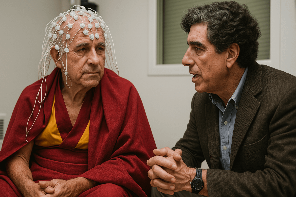 Tibetan monks broke every rule of neuroscience.

One monk had higher brain activity than any human on record.

Scientists checked their equipment 4 times—the machines were fine.

The truth changes everything we know about the human mind: