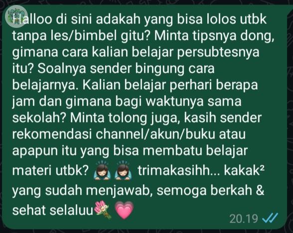 sch! Gimana ya kakak²?? 🙇🏻‍♀️