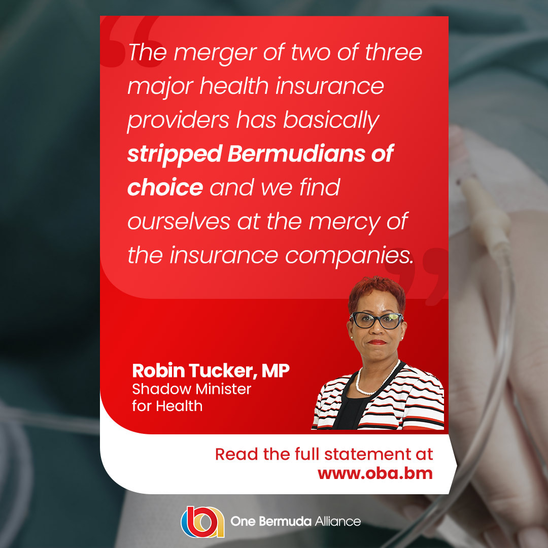 Health insurance shouldn’t be a privilege.

With Argus/BF&amp;M limiting full coverage for Boston Children’s Hospital, families may be forced to delay or forgo critical care.

MP Robin Tucker is urging government to strengthen regulatory oversight

Read more: oba.bm/media/insuranc…