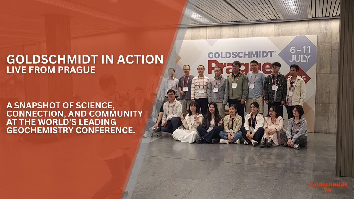 goldschmidt2025's tweet image. 📺 Streaming now on Goldschmidt TV
Highlights from the week, key voices, the energy & vibrancy from the #goldschmidt2025 conference in Prague, organised by the European Association of Geochemistry and the Geochemical Society: buff.ly/P5Sj6Ej
@goldschmidtconf
@TargetedFilm