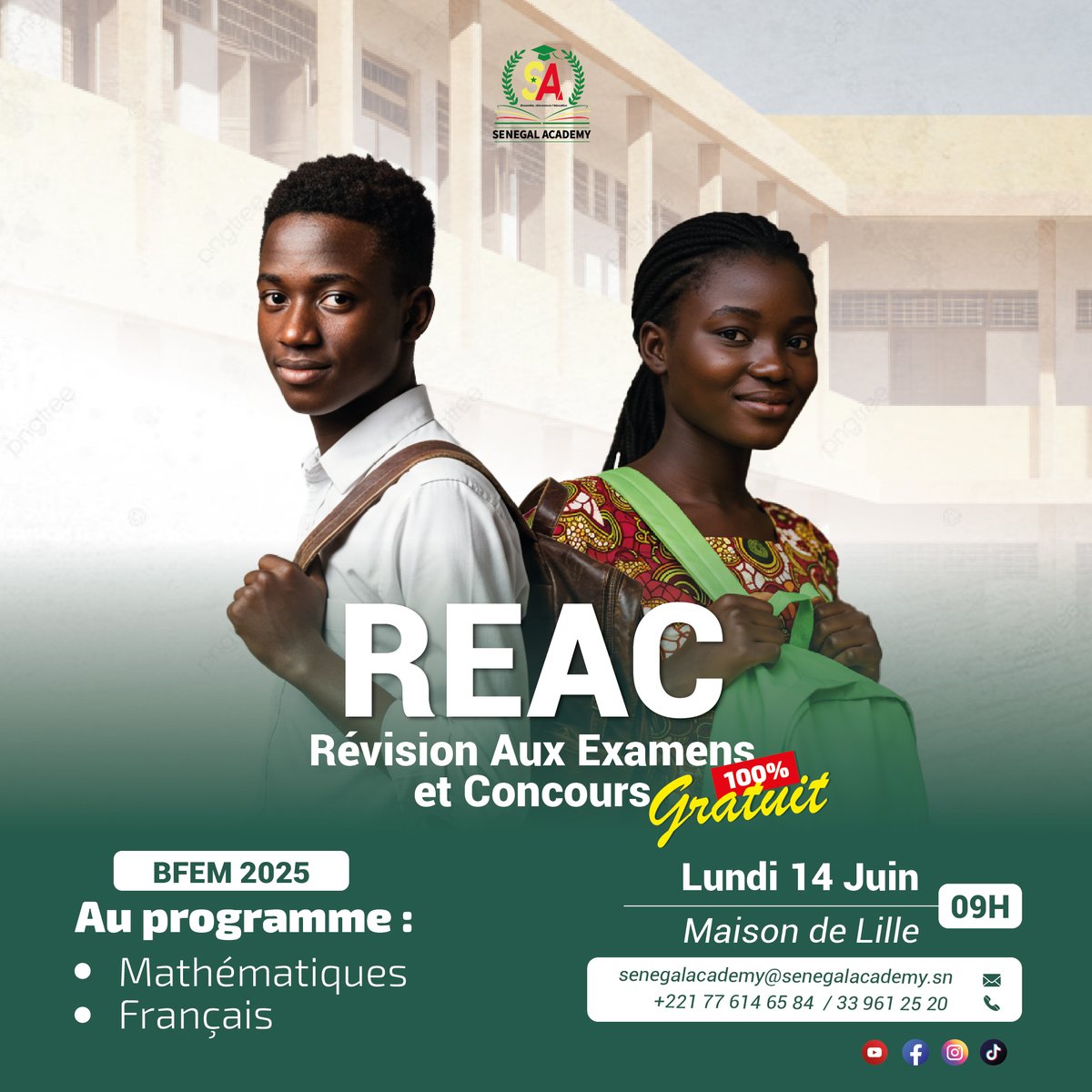 𝑹𝒆́𝒗𝒊𝒔𝒊𝒐𝒏 𝑩𝑭𝑬𝑴 𝒆𝒏 𝑴𝒂𝒕𝒉𝒔 𝒆𝒕 𝑭𝒓𝒂𝒏𝒄̧𝒂𝒊𝒔
 Ce 𝐥𝐮𝐧𝐝𝐢 𝐚̀ 𝟗 𝐡𝐞𝐮𝐫𝐞 à Maison de Lille
Remplissez ce lien : urlz.fr/uF8f