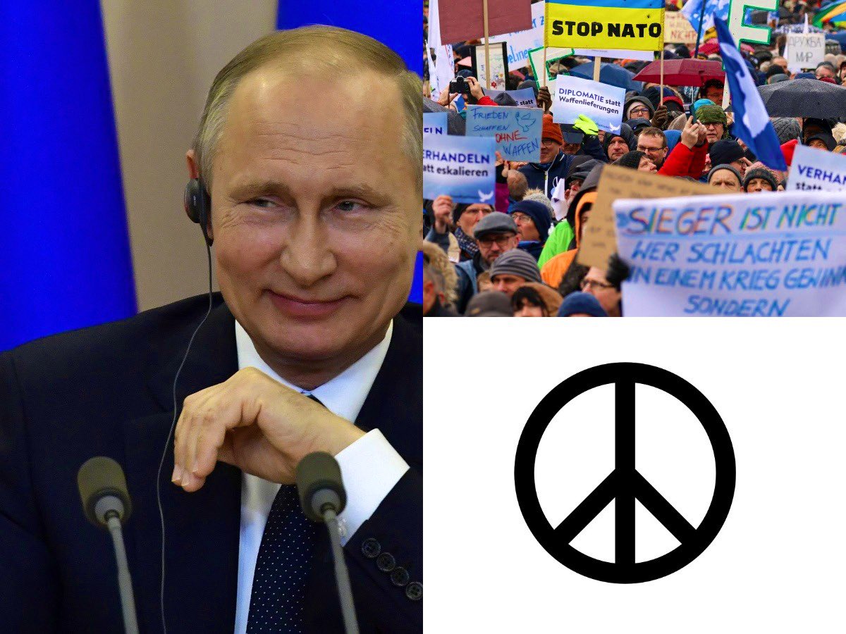 1/6 THREAD: European Pacifists have Ukrainian blood on their hands.

Pacifists in Europe today are the biggest enablers of russian aggression.

They were wrong about russia, wrong about NATO, wrong about military spending — and now they want to stop Europe from defending itself