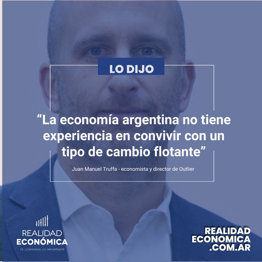 Volatilidad, dólar y expectativas: el análisis completo en
🔗 realidadeconomica.com.ar

El economista y director de Outlier, <a href="/jmtruffa/">Juan M Truffa</a>, habló sobre el escenario cambiario y financiero que enfrenta Argentina en un contexto de mayor volatilidad.