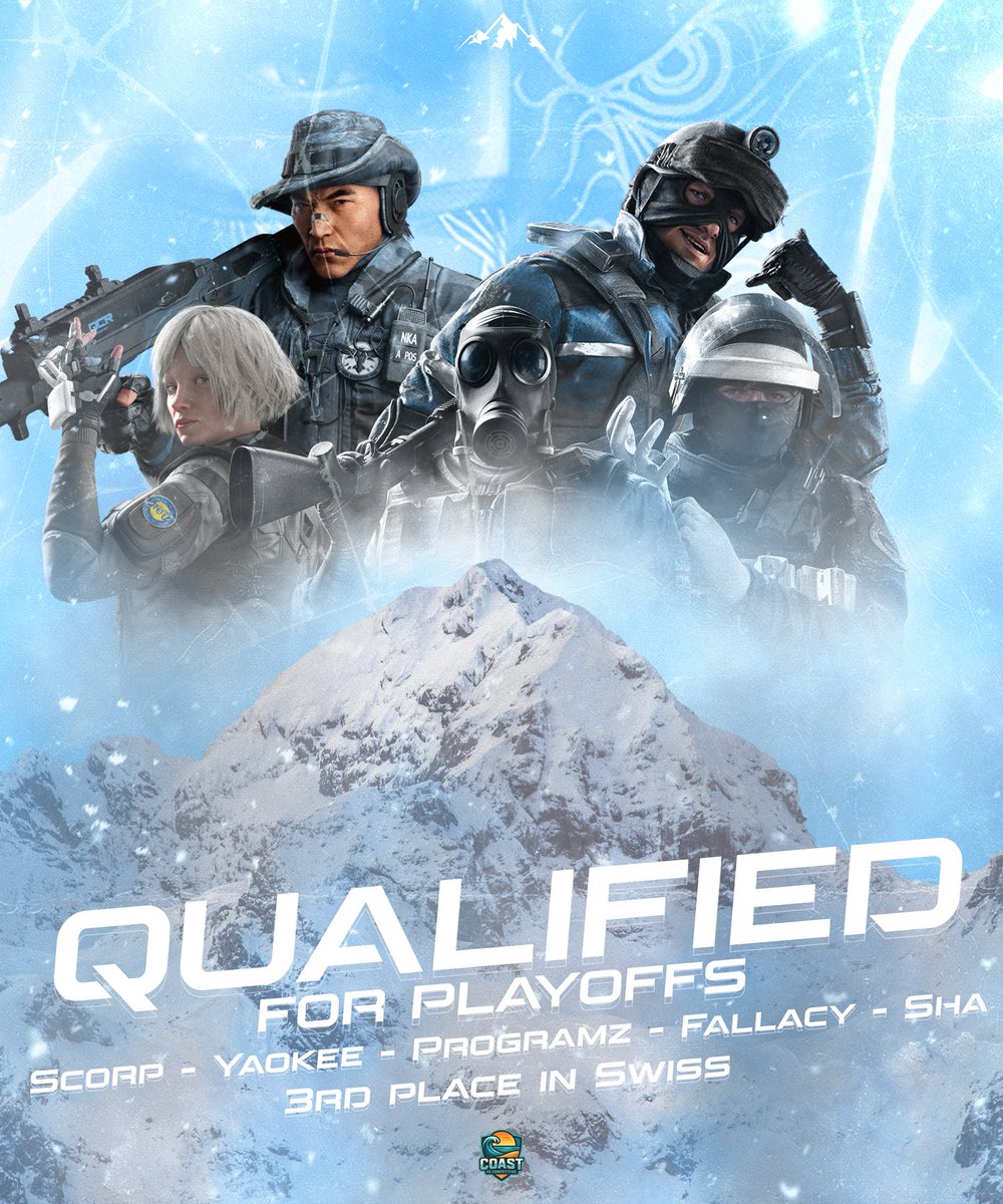 OH THEY’RE SO DAMN COLD!!! 🧊

❄️ Arctic Ace R6 is locked in and heading into <a href="/CoastR6Comp/">Coast R6 Competitive</a> playoffs as the 3rd seed! Super proud of the boys as they keep eyeing down the title.❄️

GFX by <a href="/Drewdude7_/">TSG | Drewdude7</a>