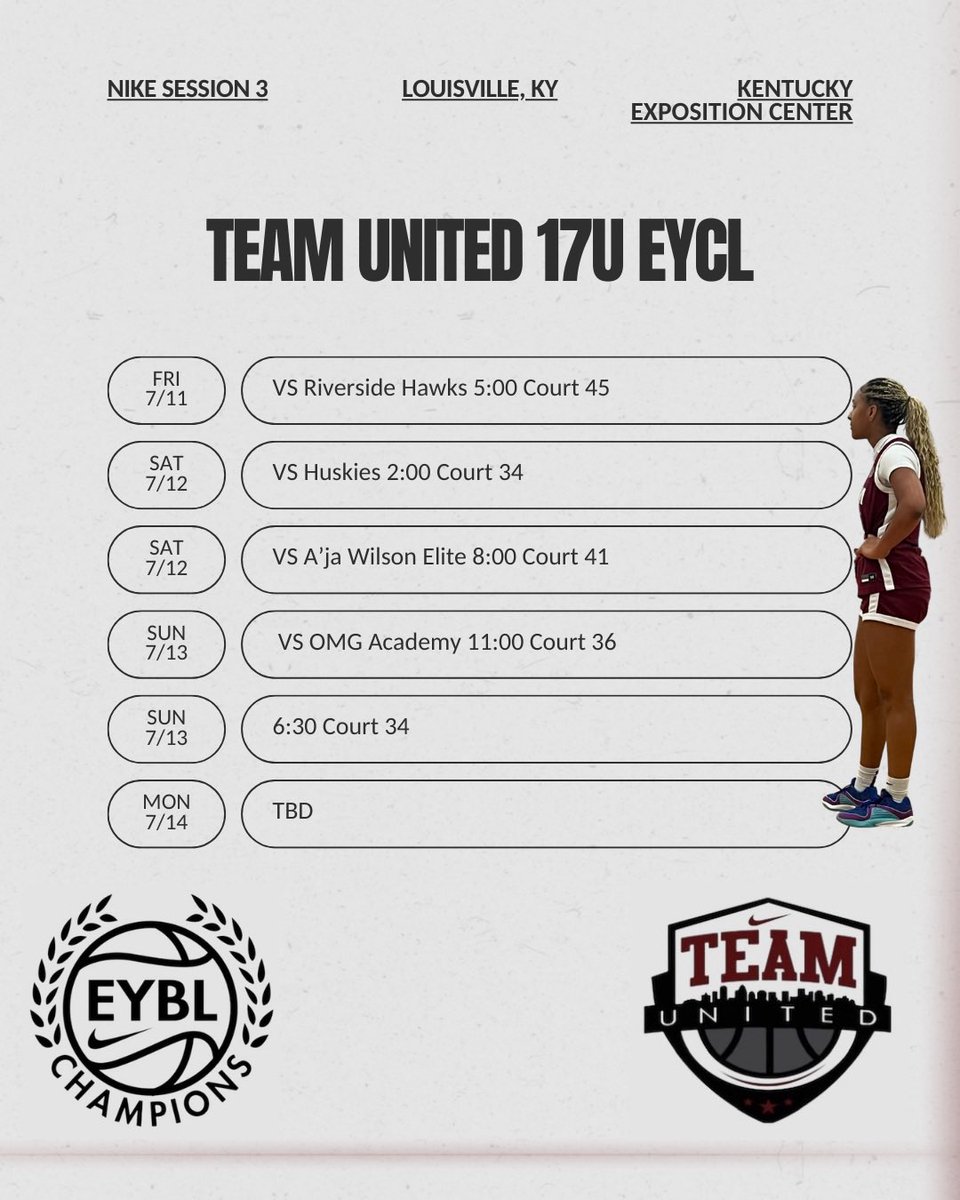 ChristiangMundy's tweet image. College Coaches! I’m in Kentucky this weekend. Come see me play⬇️